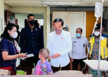 Cek Pelayanan, Presiden Jokowi Kunjungi RSUD Ariffin Achmad Riau