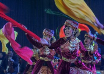 Tari Kreasi di Malam Apresiasi Seni Melayu