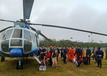 Evakuasi Rombongan Kapolda Jambi yang Alami Kecelakaan Helikopter Dilakukan Dini Hari