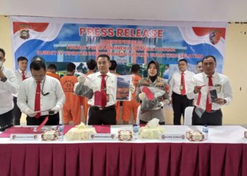 Angkut 98 Ton Batu Bara Ilegal, Enam Pelaku Diamankan Polda Sumsel