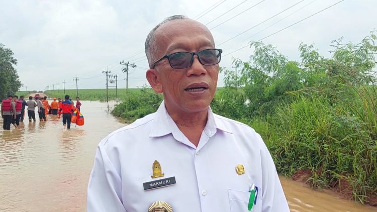 Banjir Hanyutkan Lima Rumah di Gunungbatin Lampung Tengah
