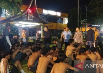 Hendak Tawuran, 52 Remaja Digiring ke Polres Padang