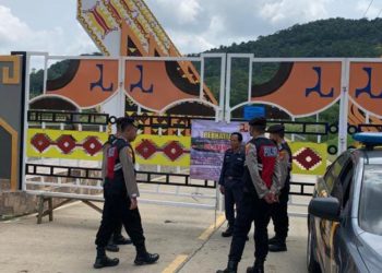 Petugas Polres Pringsewu Lakukan Patroli di Tempat Wisata Hingga Perkampungan