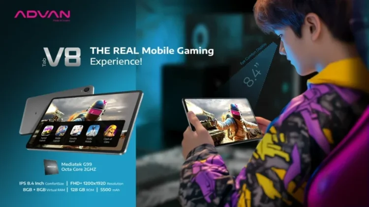 ADVAN Tab V8: Tablet Gaming Terjangkau dengan Performa Unggul di Bawah Rp2 Juta