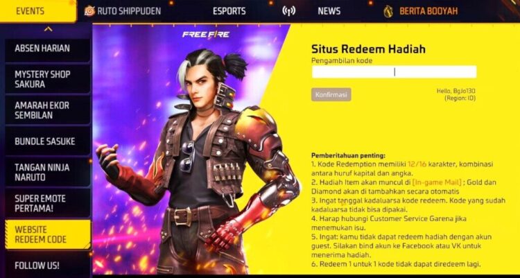 Kode Redeem Free Fire & FF MAX 4 Agustus 2025: Dapatkan Skin, Bundle, dan Diamond Gratis!