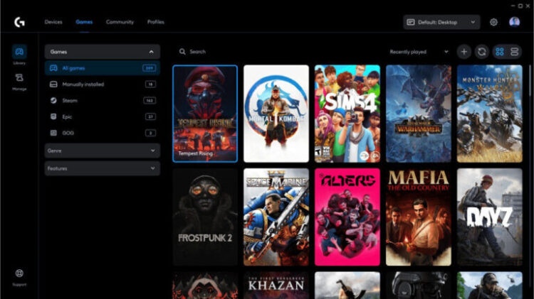 Logitech G Rilis Pembaruan G Hub dengan Fitur Games untuk Pengalaman Bermain Terbaik