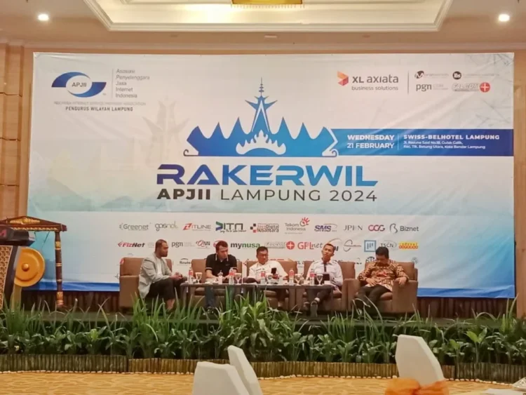 Rakerwil APJII Lampung Bahas Tata Kelola Kabel Fiber Optik yang Lebih Baik