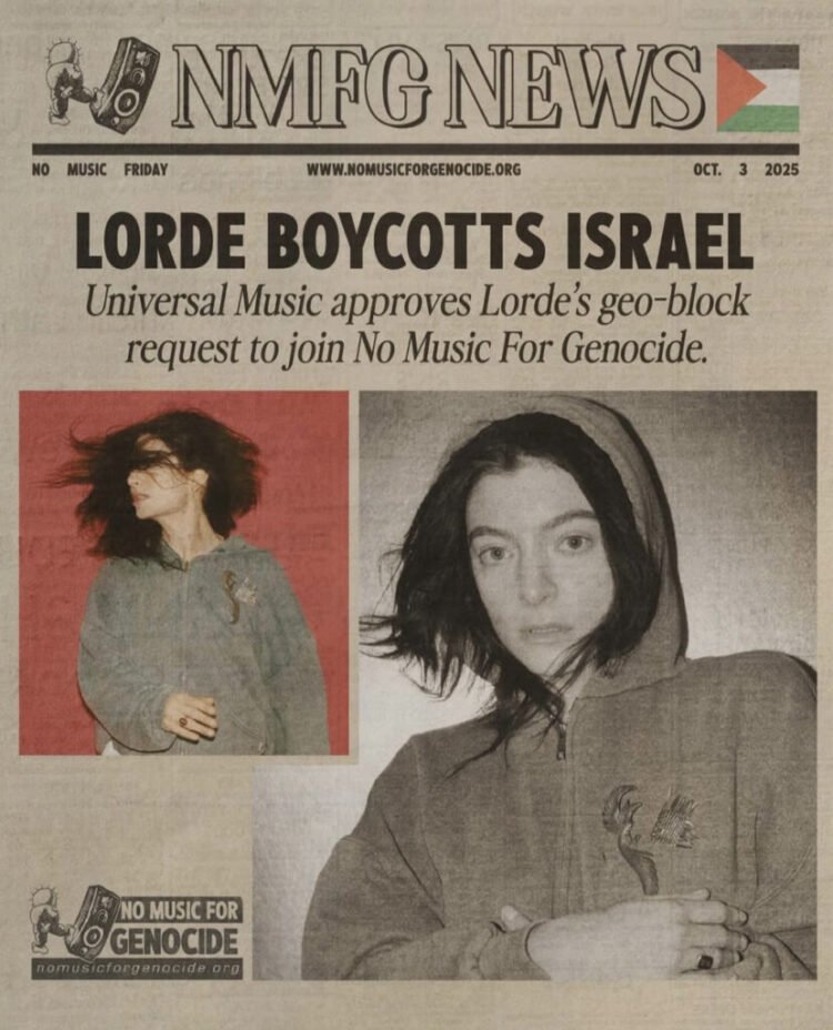 Musisi Dunia Dukung Boikot Budaya terhadap Israel melalui Kampanye No Music for Genocide